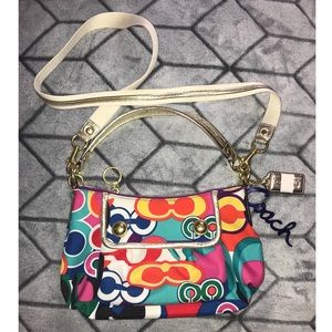 Coach Poppy Purse with Detachable Strap & Dustbag